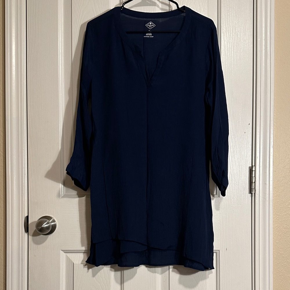 St. John's Bay Navy Swim Coverup